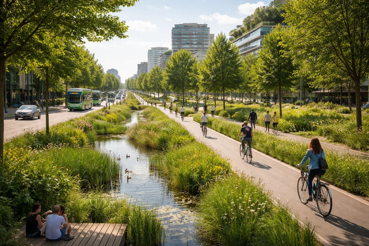 Les atouts de l'infrastructure verte pour améliorer la mobilité
